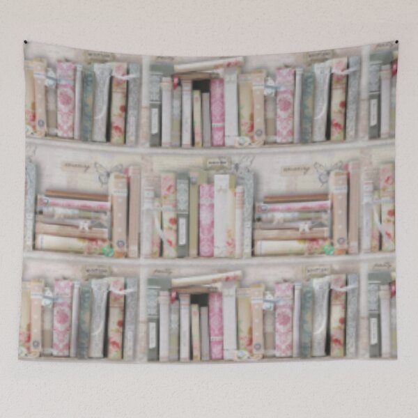 Item preview, Pink Collage bookcase designed and sold by WearWolfDesigns.