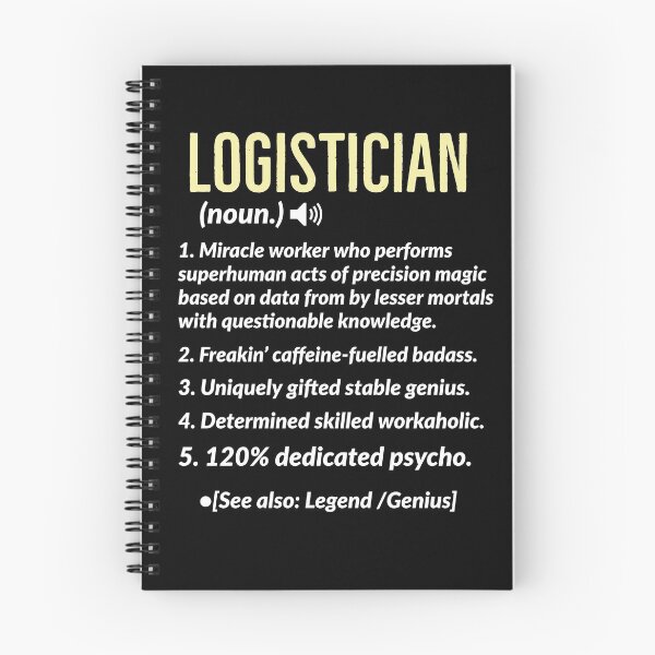 Item preview, Logistician Definition designed and sold by Luna1Shop.