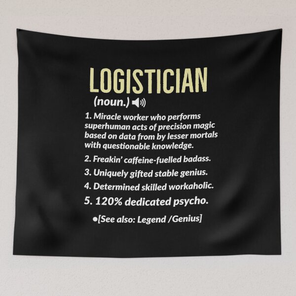 Item preview, Logistician Definition designed and sold by Luna1Shop.