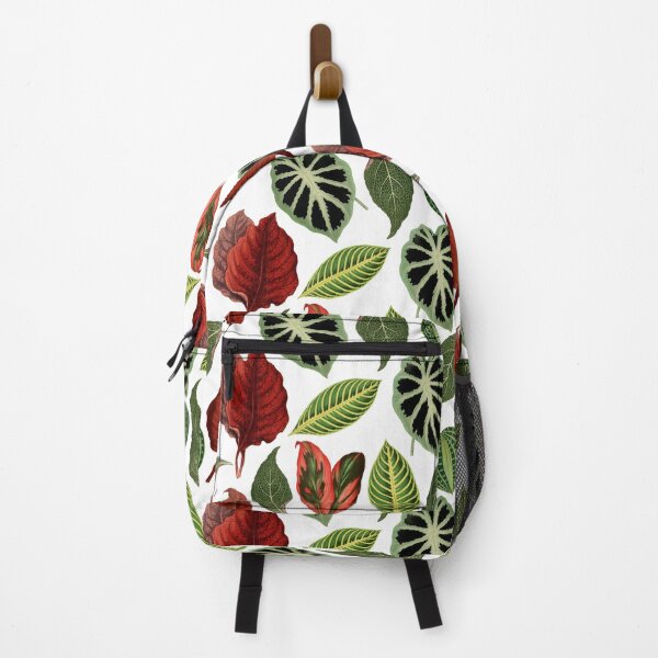 Item preview, House plant leaves indoor tropical jungle pattern cottagecore aesthetic designed and sold by PG Illustration.