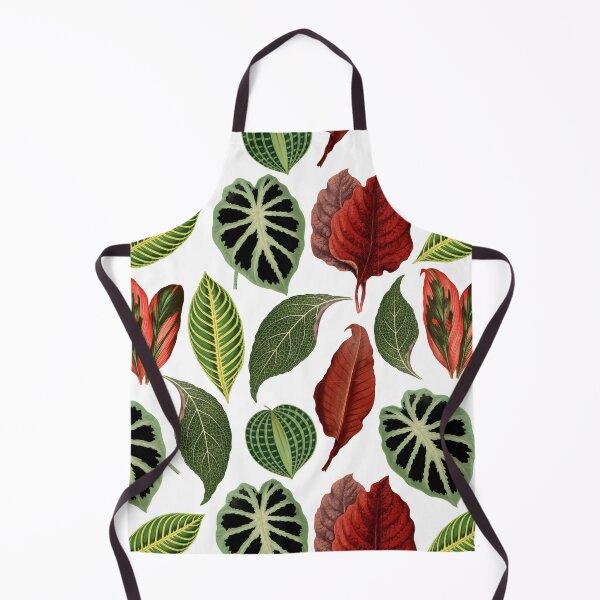 Item preview, House plant leaves indoor tropical jungle pattern cottagecore aesthetic designed and sold by PG Illustration.