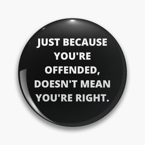 Item preview, ARE YOU OFFENDED? Tee designed and sold by HomerNixon.