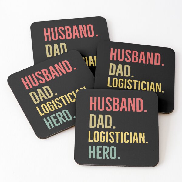Item preview, Husband Dad Logistician Hero designed and sold by Luna1Shop.