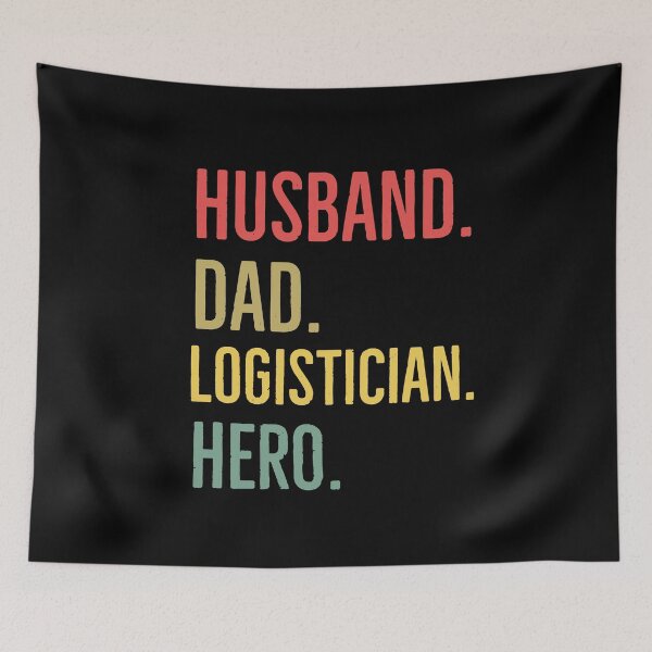 Item preview, Husband Dad Logistician Hero designed and sold by Luna1Shop.