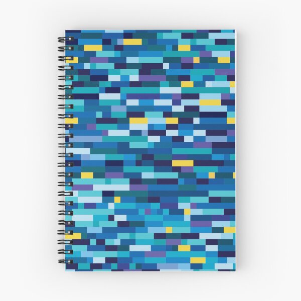 Item preview, Pixelated multicolor rectangles pattern designed and sold by IngaDesign.