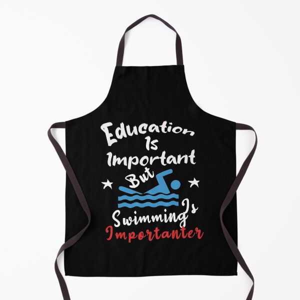 Item preview, Education Is Important But Swimming Is Importanter Funny Unisex Gift For Swimming Lovers designed and sold by pedrored369.