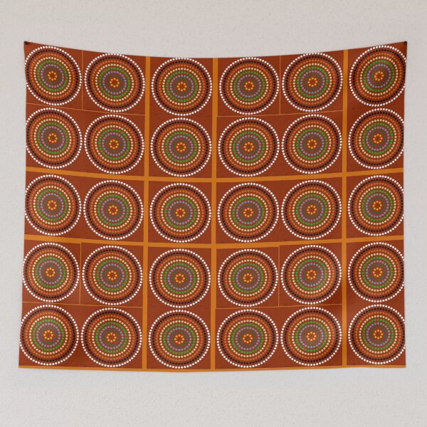 Item preview, Awesome Aboriginal Dot Art designed and sold by Pris25.