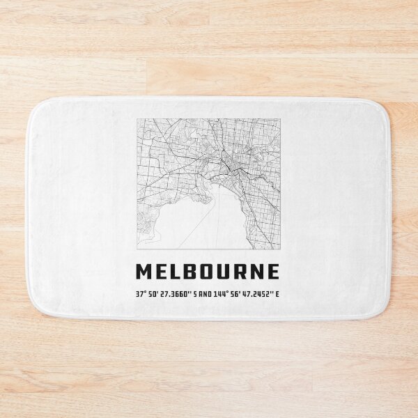 Item preview, Melbourne City Map designed and sold by quarantineshop.