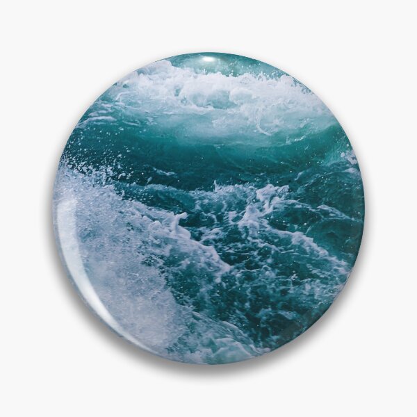 Item preview, blue ocean waves  designed and sold by Fluentco.