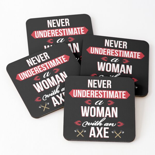 Item preview, Never Underestimate A Woman With An Axe designed and sold by Luna1Shop.