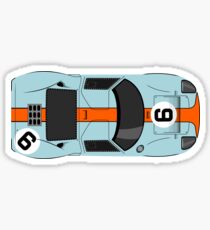 Die Aussicht von oben Sticker