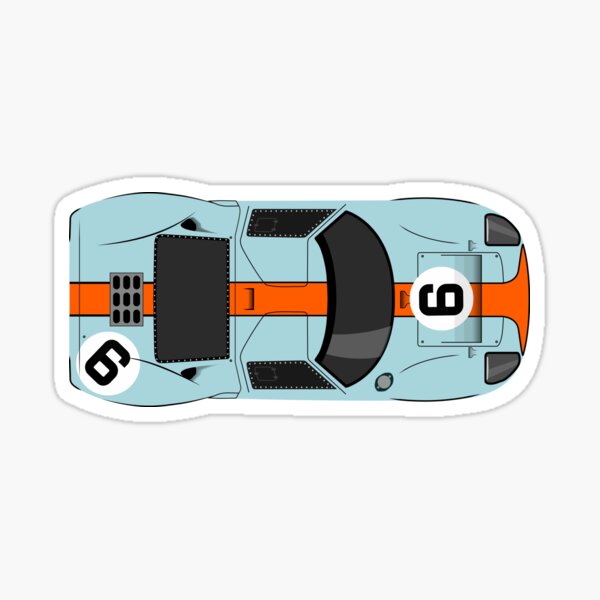 The view from above Sticker