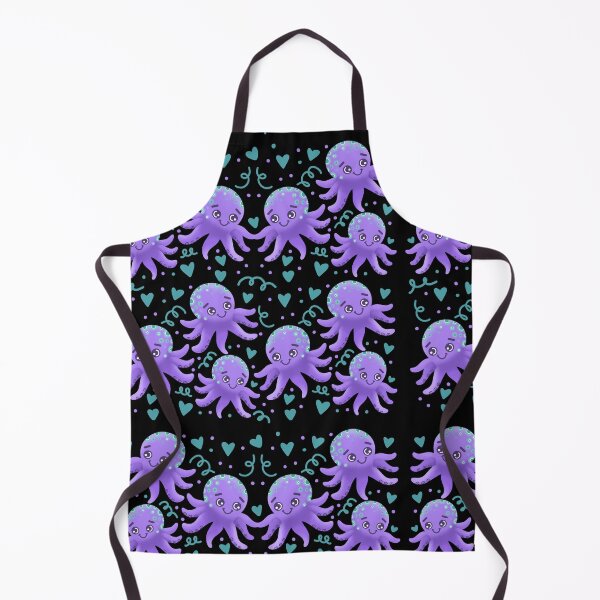 Item preview, Cute purple octopus pattern designed and sold by jazzydevil.