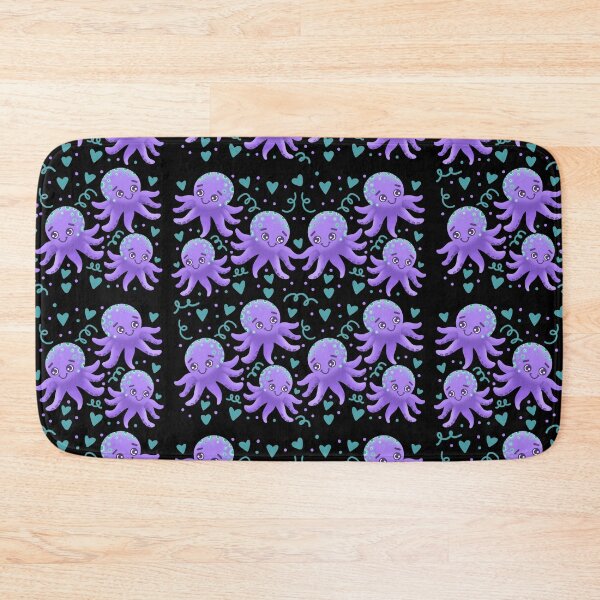 Item preview, Cute purple octopus pattern designed and sold by jazzydevil.