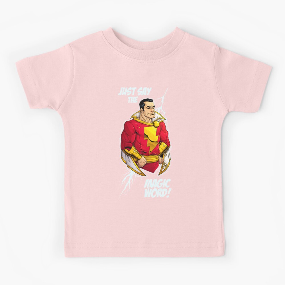 shazam kids shirt