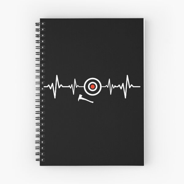 Artikelvorschau, Axe Throwing Lovers Herzschlag entworfen und verkauft von Luna1Shop.