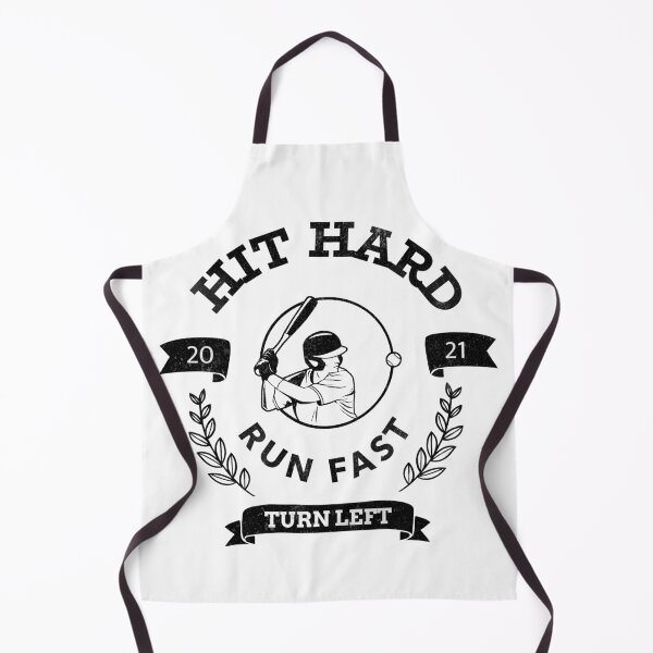 Artikelvorschau, Hit Hard Run Fast Turn Left Baseball MLB-Sportschläger Pitcher Catcher Hitter entworfen und verkauft von KLINESTORE.