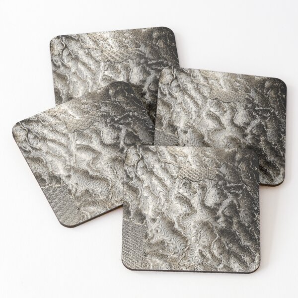 Item preview, Old fabric texture with wavy lines designed and sold by CatCarrot.