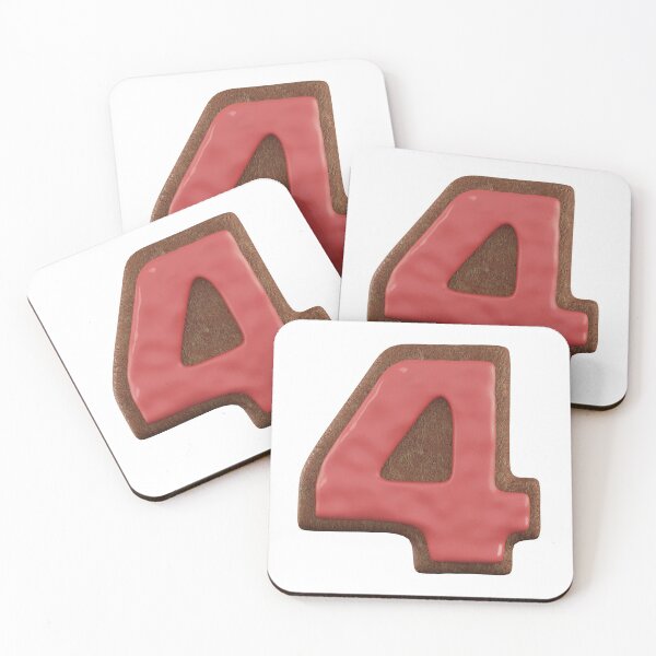 Item preview, Cookie Alphabet Number Four designed and sold by Elisabeth Lucas.