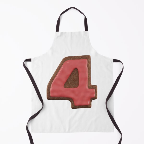 Item preview, Cookie Alphabet Number Four designed and sold by Elisabeth Lucas.