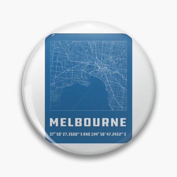 Item preview, Melbourne City Map designed and sold by quarantineshop.