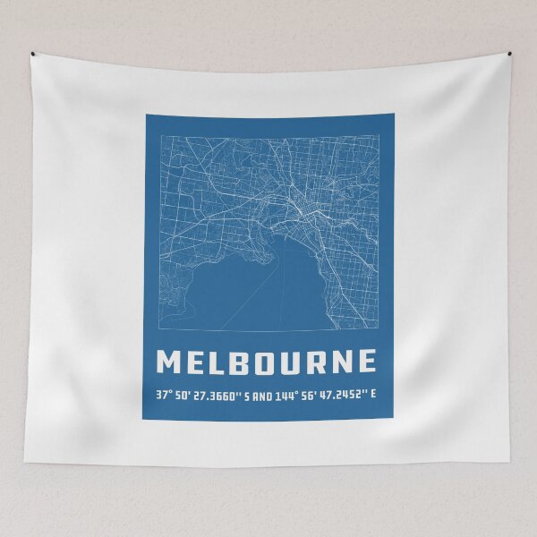 Item preview, Melbourne City Map designed and sold by quarantineshop.