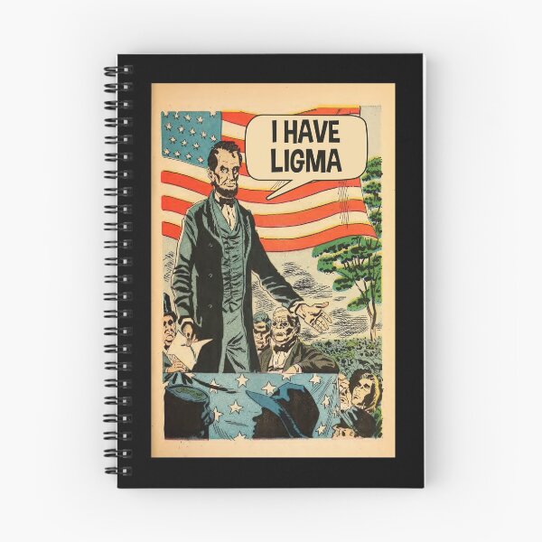 Item preview, Abraham Lincoln I have ligma comic meme designed and sold by Captain-Jackson.