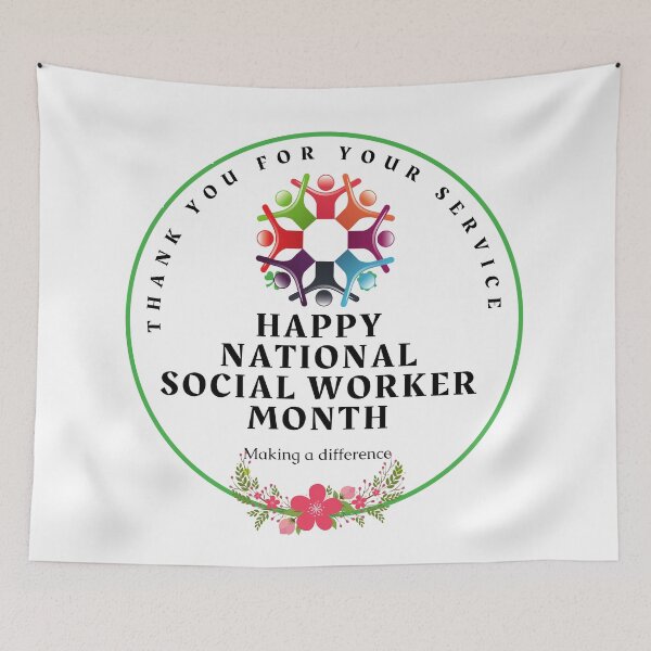 Item preview, national social worker month designed and sold by dogcuddleralert.