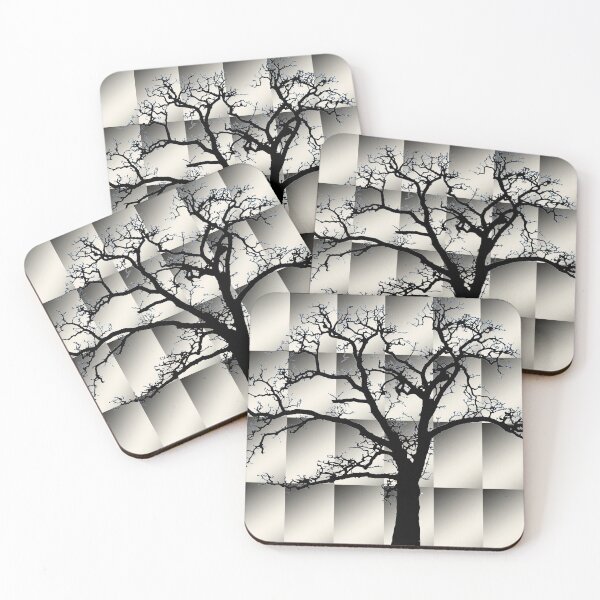 Item preview, Leafless Oak on Gradient Pattern designed and sold by JinjerS.