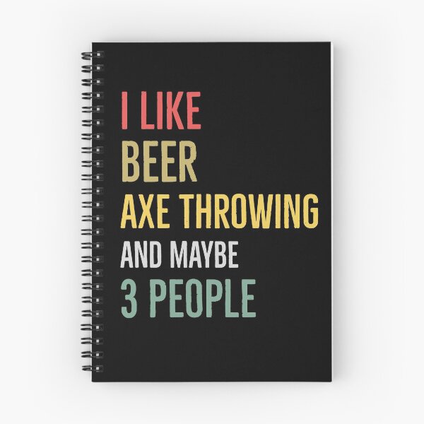 Item preview, I Like Beer Axe Throwing And Maybe 3 People designed and sold by Luna1Shop.