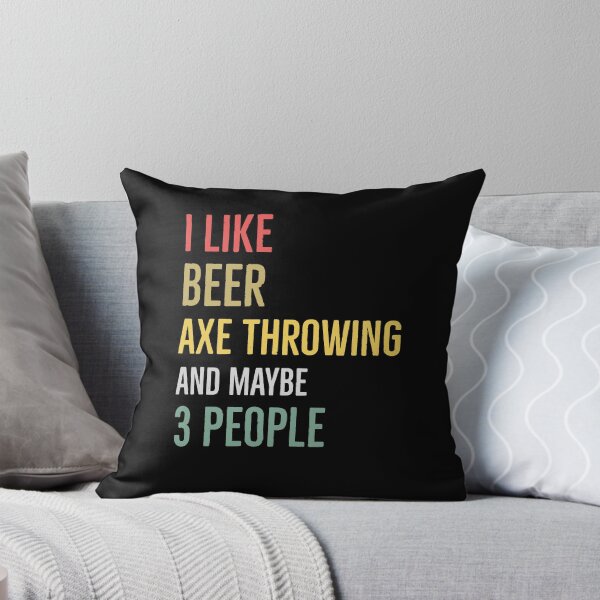 Item preview, I Like Beer Axe Throwing And Maybe 3 People designed and sold by Luna1Shop.