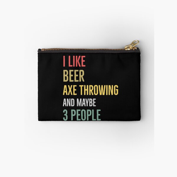 Item preview, I Like Beer Axe Throwing And Maybe 3 People designed and sold by Luna1Shop.