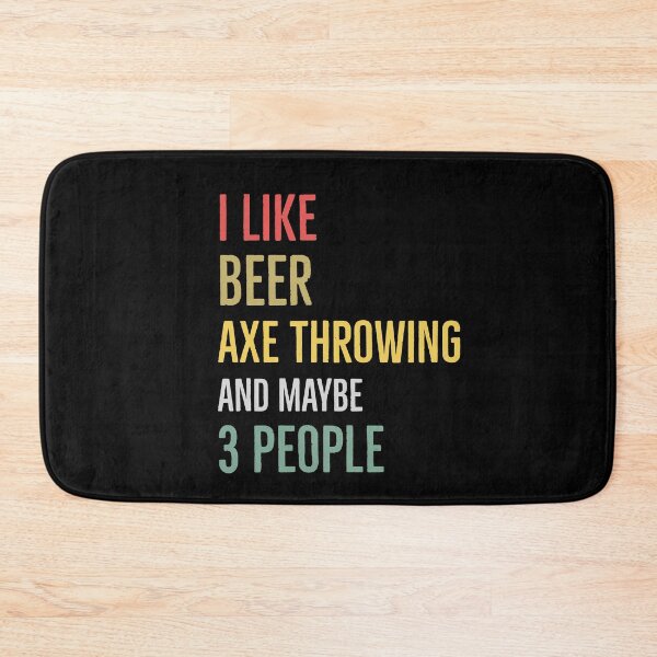 Item preview, I Like Beer Axe Throwing And Maybe 3 People designed and sold by Luna1Shop.