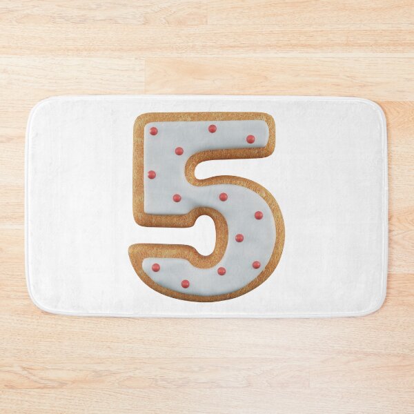 Item preview, Cookie Alphabet Number Five designed and sold by Elisabeth Lucas.