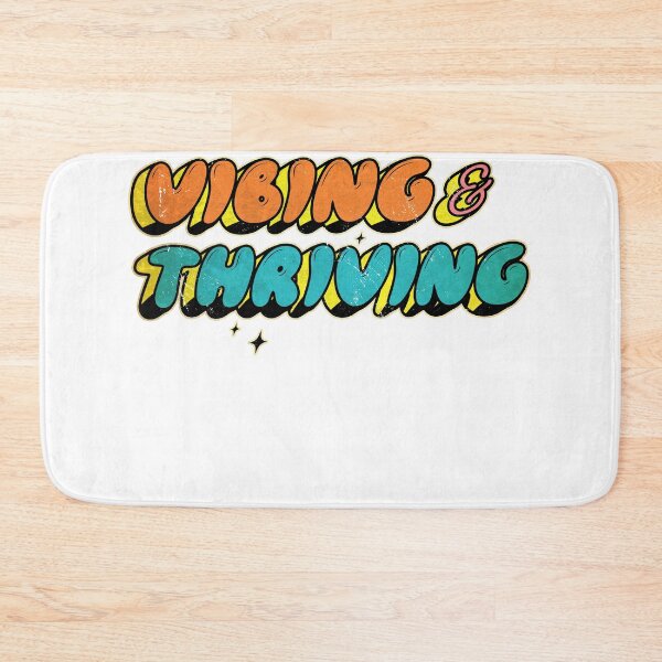 Item preview, Vibing and Thriving Retro designed and sold by ForFunDesigns.