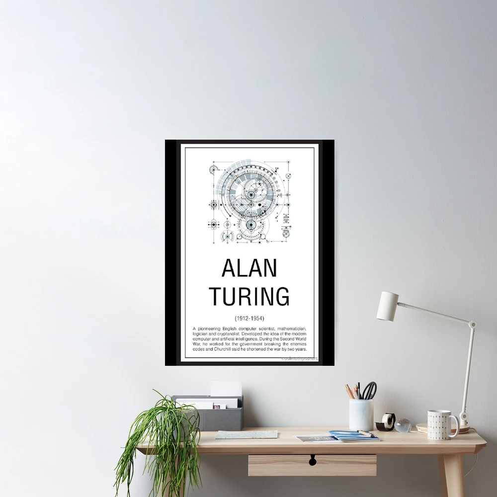 Alan Turing, British mathematician available as Framed Prints, Photos, Wall  Art and Photo Gifts