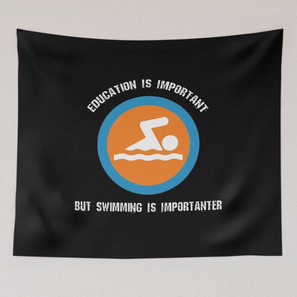 Item preview, Education Is Important But Swimming Is Importanter designed and sold by pedrored369.
