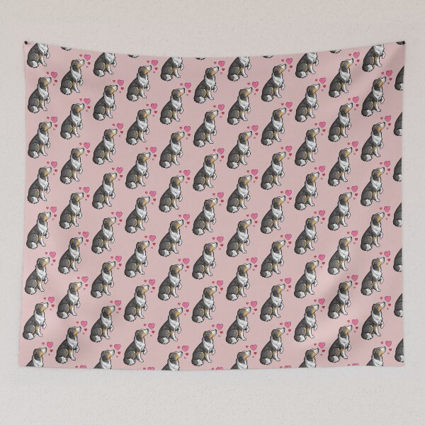 Item preview, Border collie love designed and sold by animalartbyjess.