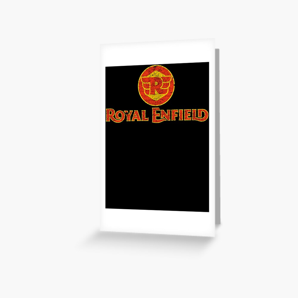 "Royal Enfield Classic Logo" Greeting Card for Sale by RedLonelyStars