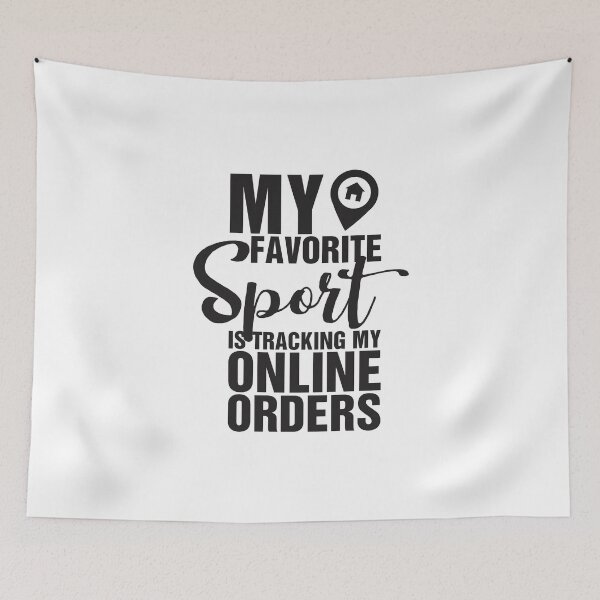 Item preview, My favorite sport is tracking my online orders designed and sold by crazycollective.