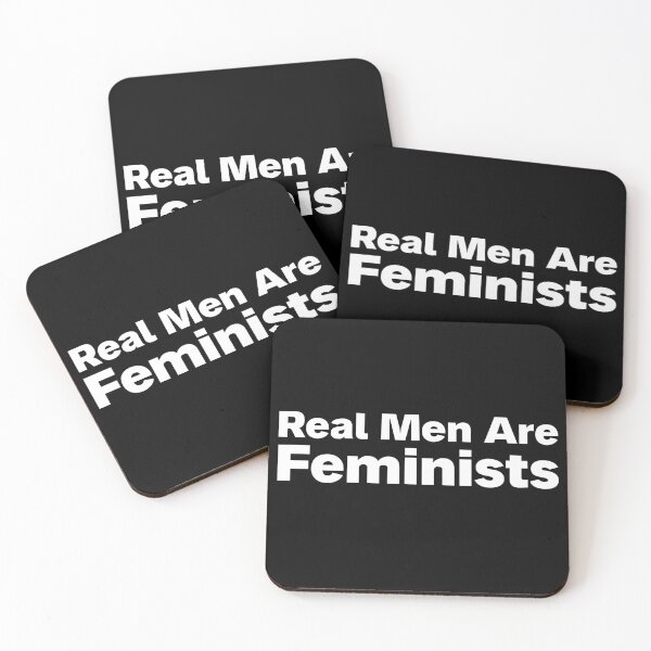 Item preview, Real Men Are Feminists designed and sold by StrongFeminst.