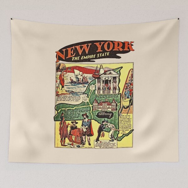 Aperçu de l'œuvre Affiche vintage de New York créée et vendue par RosarioDesigns.