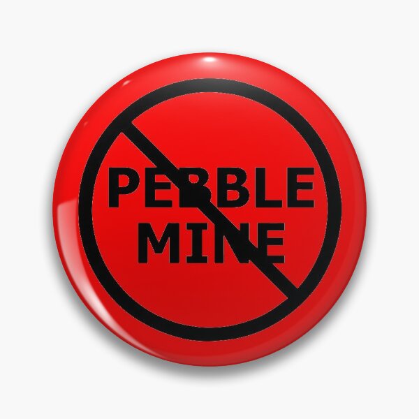 Item preview, Save Bristol Bay No Pebble Mine Alaska Pledge Orvis Salmon Fly Fishing Sticker designed and sold by letourneau41.