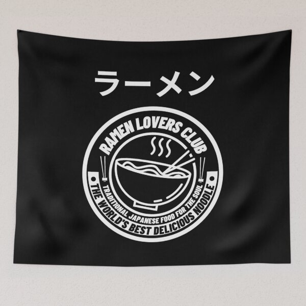 Item preview, logotipo del equipo de amantes del ramen designed and sold by Bizarro23.