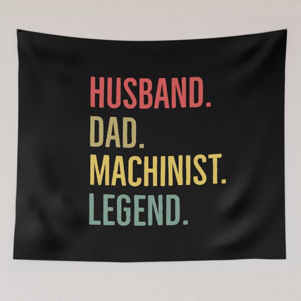 Item preview, Husband Dad Machinist Legend designed and sold by Luna1Shop.