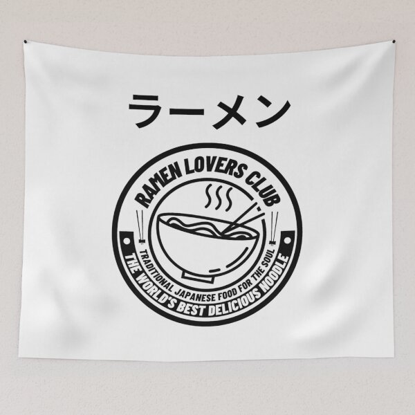 Item preview, logotipo del equipo de amantes del ramen designed and sold by Bizarro23.