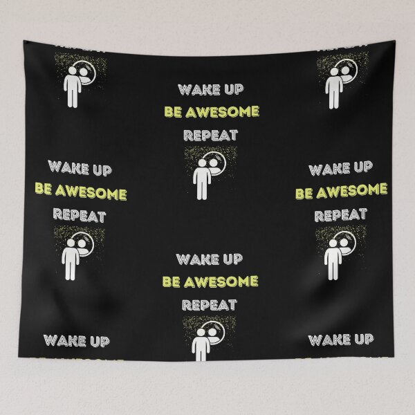 Item preview, Wake Up,Be Awesome,Repeat- Motivational Gft, Self Love Womens Empowerment  designed and sold by WW-Designz.