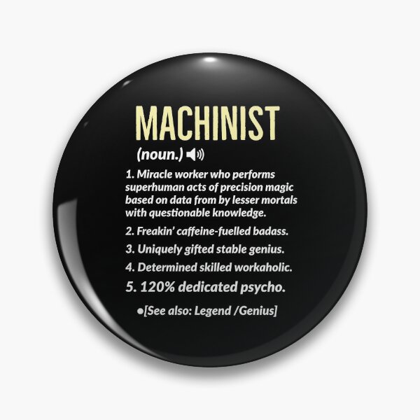 Item preview, Machinist Definition Gift designed and sold by Luna1Shop.