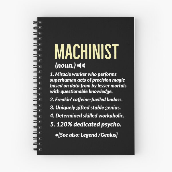 Item preview, Machinist Definition Gift designed and sold by Luna1Shop.