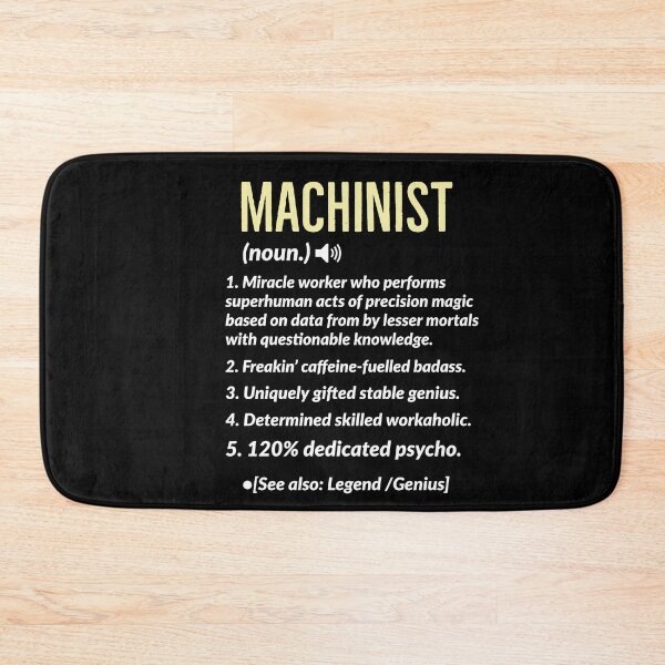 Item preview, Machinist Definition Gift designed and sold by Luna1Shop.